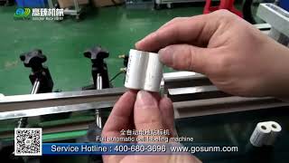 Automatic battery labeling machine, connect two battery by stickers-Judy