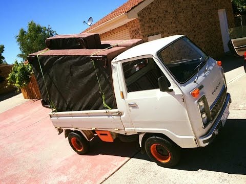 Honda Tnv360 Deluxe 2cyl 360cc 1974 500kg Load Drives Great Kei Car Micro Ute For Sale Youtube