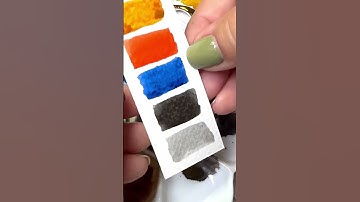 Color Theory: Mixing to Make Black #shorts #watercolor #arttutorial