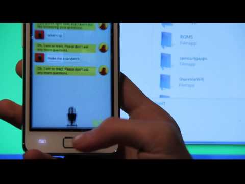IPhone 4S Siri On Android Alternative Iris NEW Voice Talk Program Samsung Galaxy S2 White