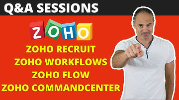 Q&A Sessions Jan 13 /  Zoho Recruit, Zoho Workflows, Zoho Flow, Zoho CommandCenter