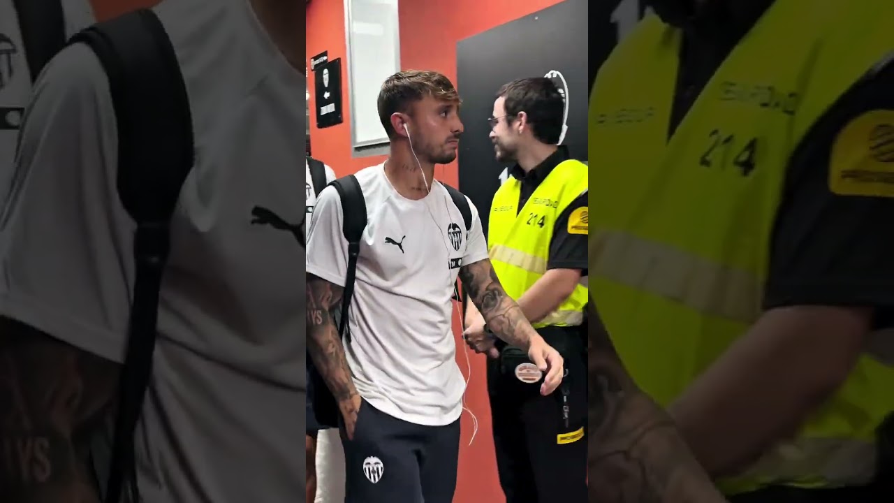 La llegada del Valencia CF a Mestalla