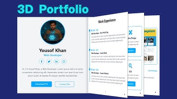 3D Portfolio Website | React JS and Tailwind CSS
