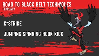 February's Techniques | Road to Black Belt