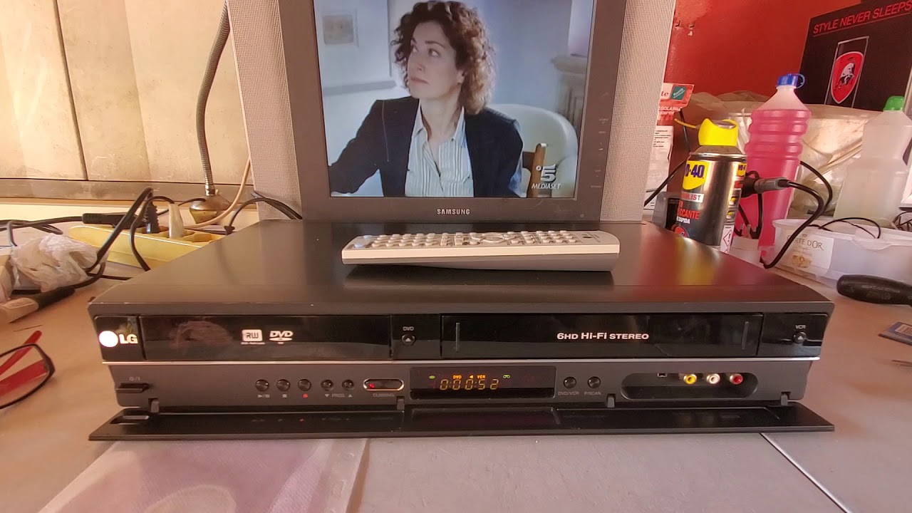 ② Combiné magnétoscope enregistreur VHS DVD LG RC388 — Lecteurs DVD —  2ememain