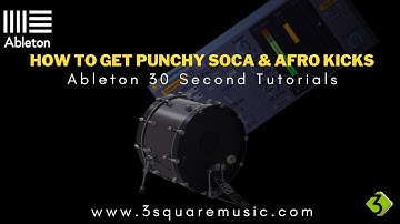 How To Create Punchy Soca & Afro Kicks in 30 Seconds | Ableton Quick Tutorial