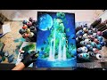 TROPICAL WATERFALLS - SPRAY PAINT ART by Skech