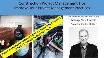 Project Management Tips: MANAGEMENT & CONTINGENCY RESERVE APPLIED TO MANAGE RISK IN CONSTRUCTION