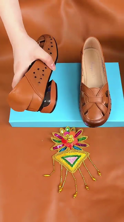 Brown And Black Shoes | Pure Leather | Girls Collection 💕