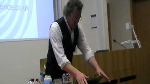 Chinese Spouting Bowl - gravity defying water : Ian B Dunne of Do Science demonstrates resonance