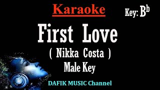 First Love (Karaoke) Nikka Costa Male key Bb /Nada Pria/ Cowok