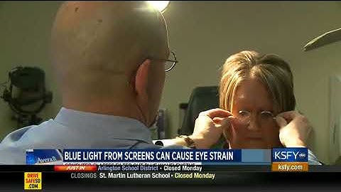 Too much screen time can cause eye strain; special glasses can help - Medical Minute