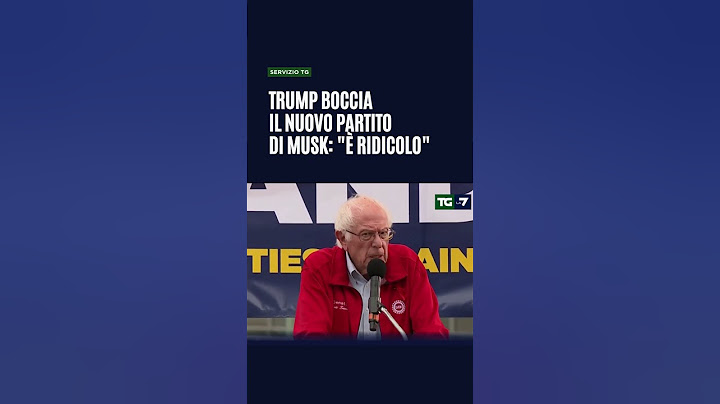 Trump boccia il nuovo partito di Musk: “É ridicolo"