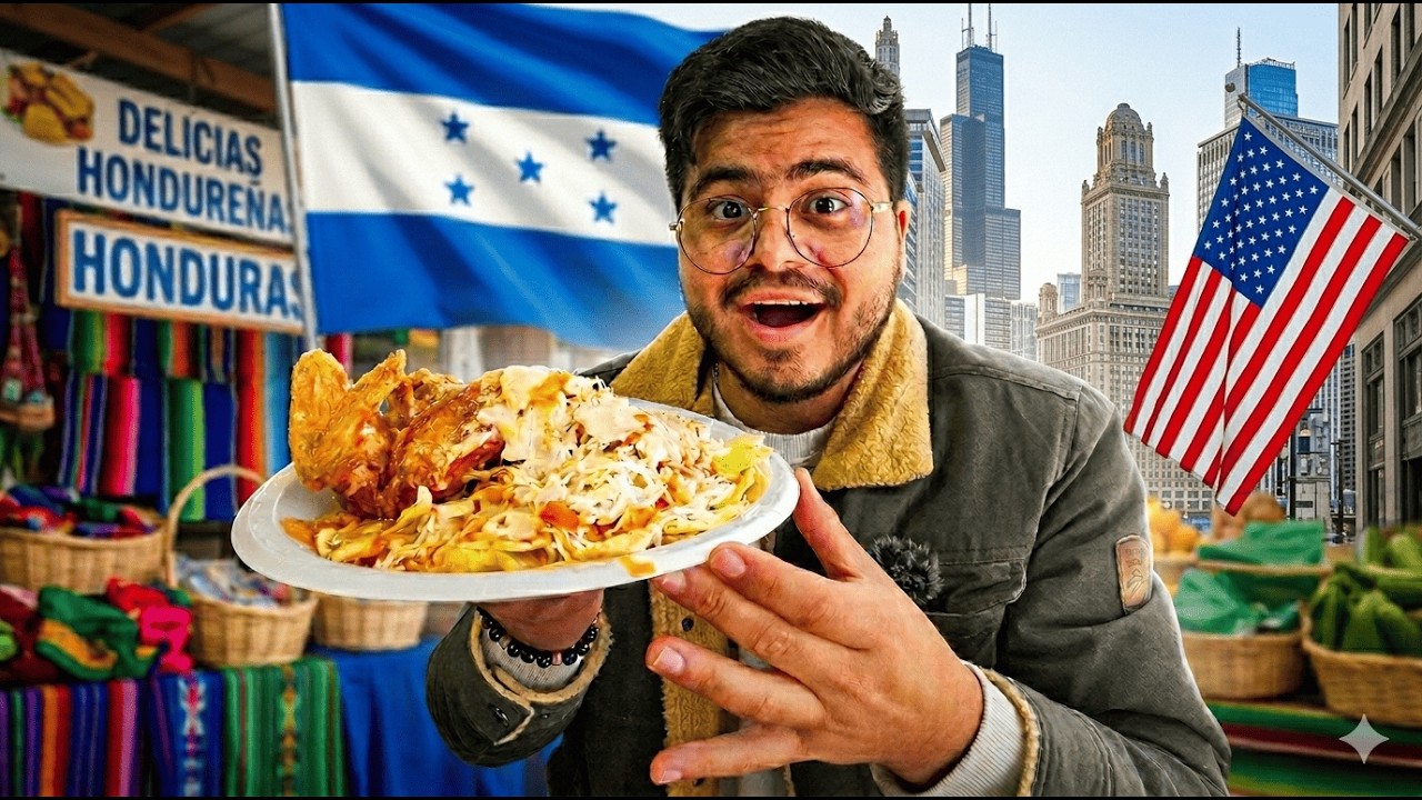 PROBANDO COMIDA HONDUREÑA EN ESTADOS UNIDOS 🇭🇳
