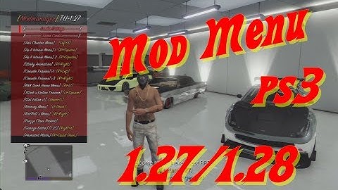 MOD MENU GTA V PS3 1.27/1.28 DEX/CEX BLES/BLUS +DOWNLOAD