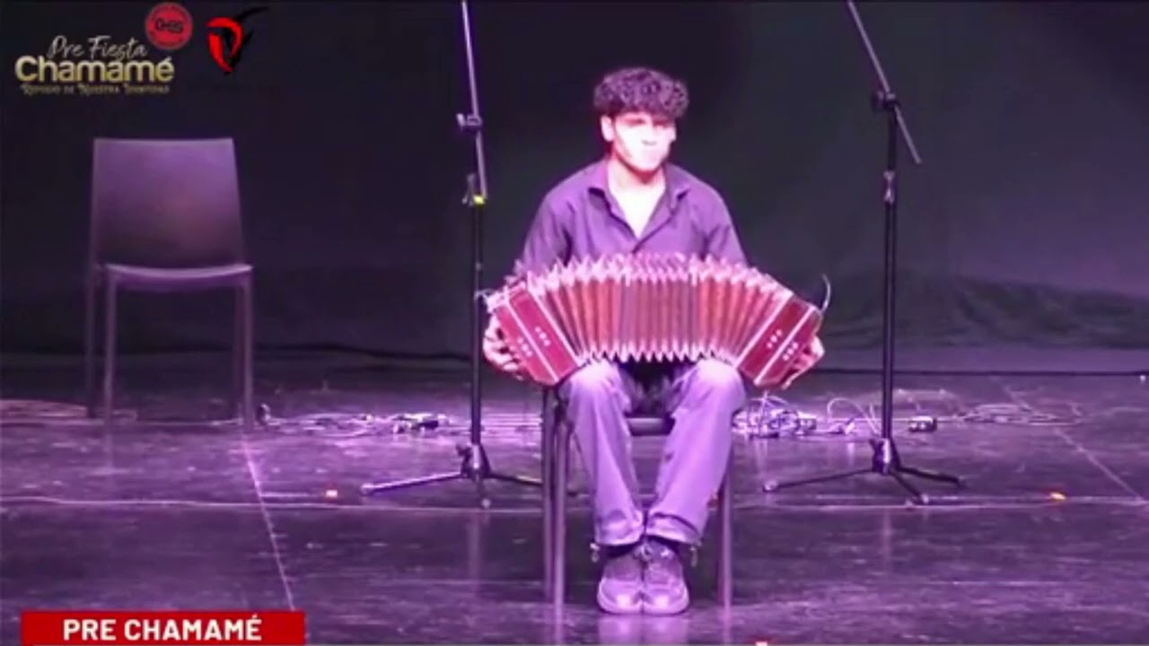 Ignacio Agustín Puyol Ganador Pre-Fiesta Nacional del Chamamé en el Teatro Vera.
