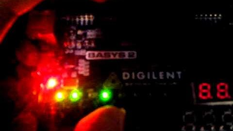 Carta ASM  en FPGA Basys 2 II