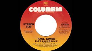Celebrity 1973 HITS ARCHIVE: Kodachrome - Paul Simon (a #1 record--stereo 45) Wealth