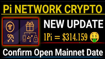 Good News 🎉 | Pi New Update Open Mainnet Date Confirm 🤯😱 | 1Pi = $314,159 🤑🎉 #bitcoin #crypto #tron