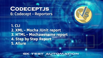 6 Codeceptjs Reporters || step by step || From scratch || Beginner || Tutorial || Allure
