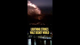 Massive Lightning Strike over Walt Disney World! Serious Thunderstorm