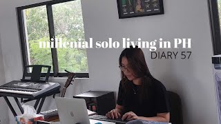 VLOG #57 MILLENIAL SOLO LIVING | a day in my life (Living Alone Series)