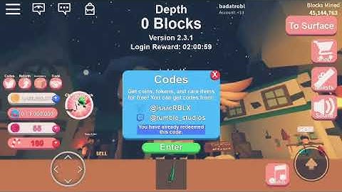 Here is all the new Christmas codes for mining simulator 🎄