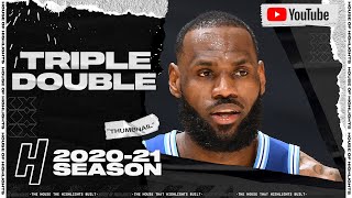 LeBron James Triple-Double 27 Pts 10 Ast 10 Reb Full Highlights vs Nuggets | February 4, 2021