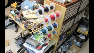 Making a Custom Wire Spool/Reel/Roll Rack: A narrated slide show