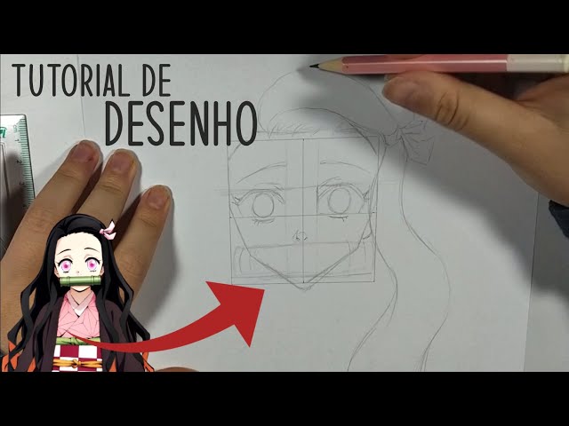 IZ Desenhos - Desenho da Nezuko de Kimetsu no yaiba(Demon