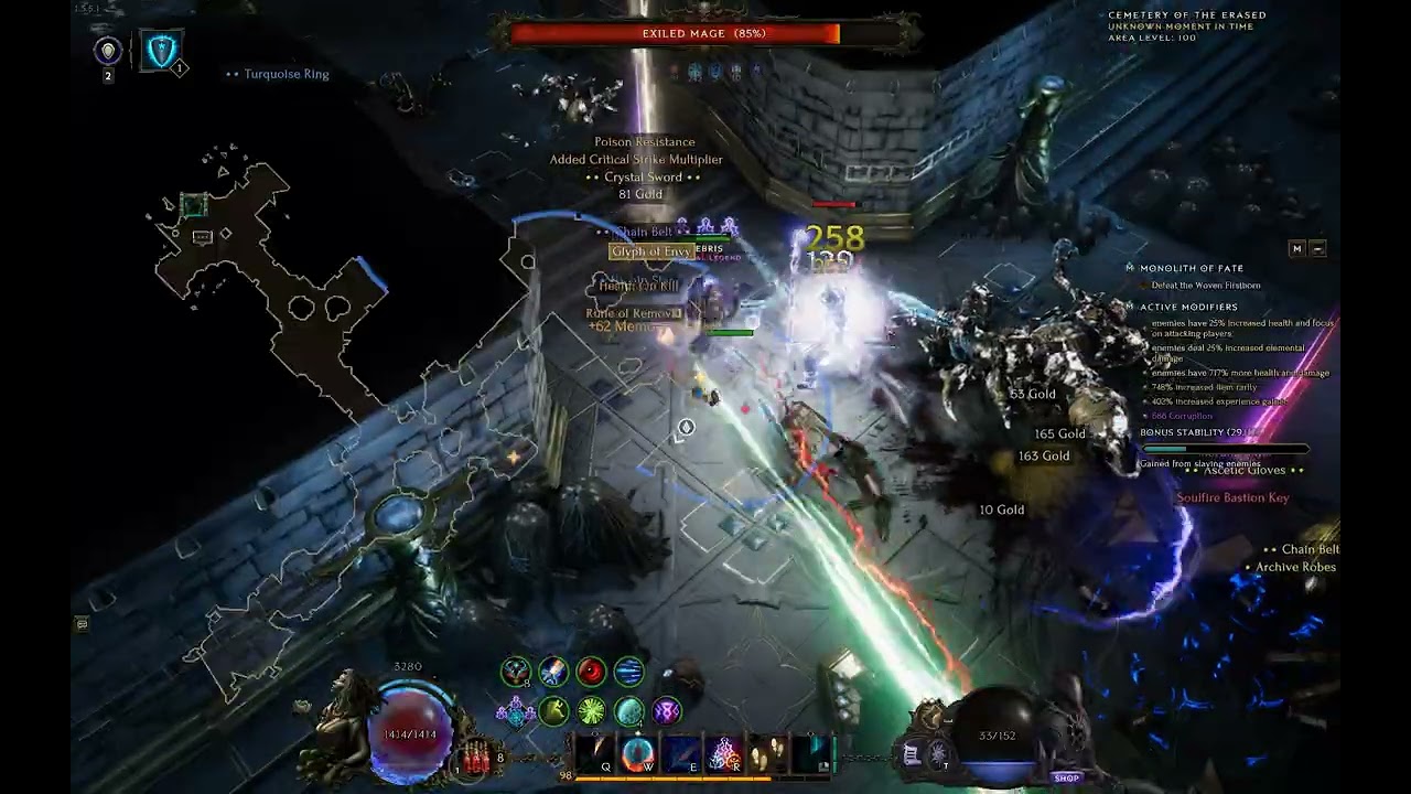 Melee Battlemage Runemaster - 700 corruption, Last Epoch 1.3