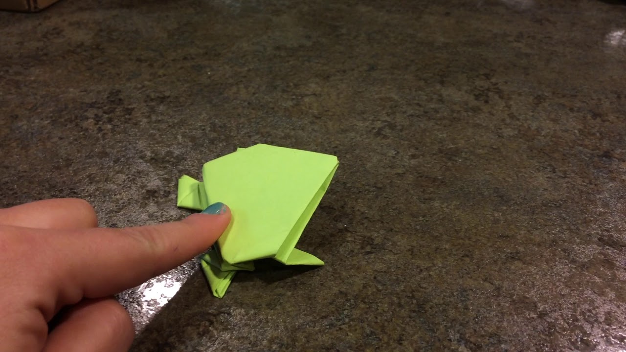 It Really Works Leaping Frog Origami Dickinson County