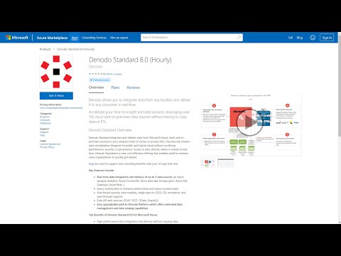 Denodo Standard for Azure 8 0 - Connecting to your Azure cluster