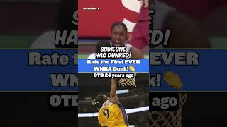 Rate the FIRST dunk in the WNBA 💯