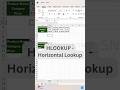 How to use HLOOKUP Formula in Excel – Horizontal Lookup in MS Excel