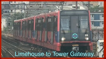 Limehouse - Tower Gateway on the DLR. (02/07/23.)