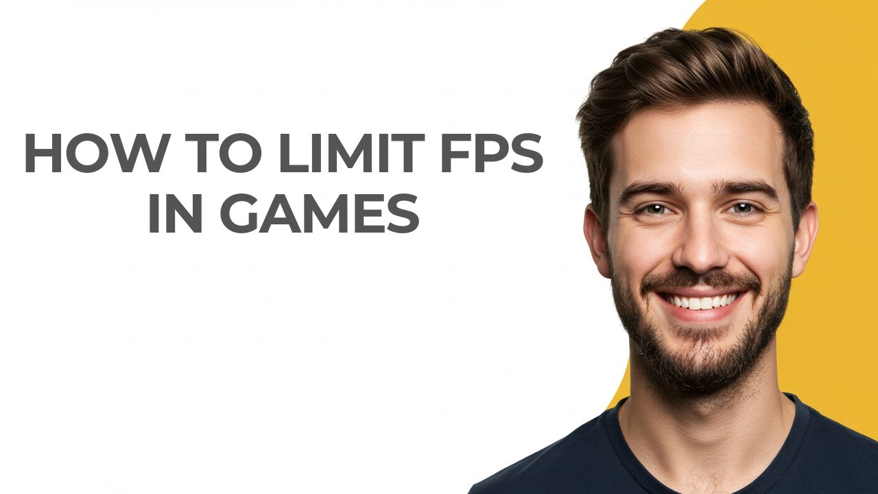 How To Limit FPS In Games - GUIDE! - YouTube