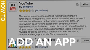 #HootTip - How to add an App in your HootSuite dashboard