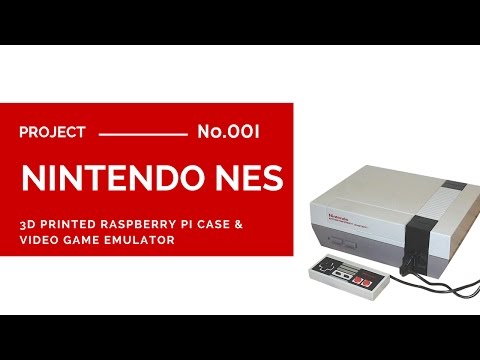 Nintendo NES Raspberry Pi case w/ video game emulator