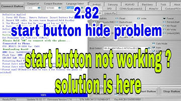 Miracle 2.82 Start button not working problem solution | miracle box 2.82 Start button hide problem