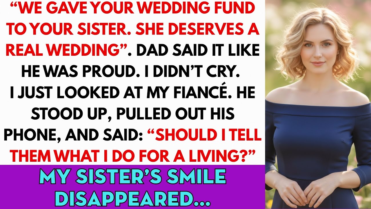 Dad Gave My Wedding Fund To My Sister—“She Deserves It.” Then My Fiancé Stood Up And Said...