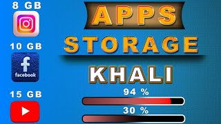 Apps Storage Clean Kaise Kare | Storage Full Problem Solve ⚡ Space Free | Storage Crean Video  screenshot 2