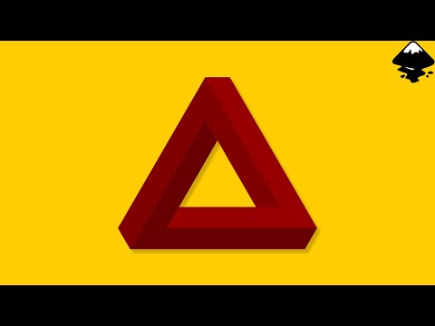 Create the impossible triangle in Inkscape