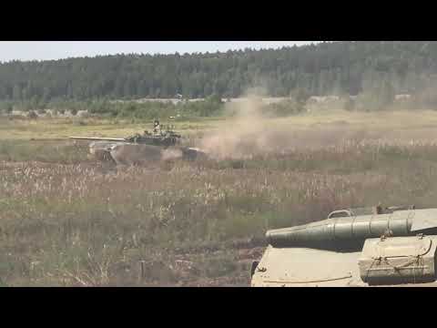 Т-72Б3 Стрельба на полигоне