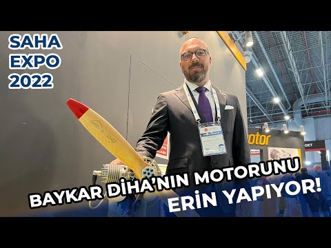 Baykar DİHA'nın motorunu Erin yapıyor #sahaexpo2022