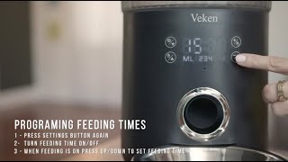 Veken Pet Feeder Operation Guide (Update)