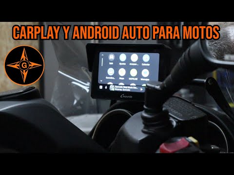 ANDROID AUTO Y APPLE CARPLAY PARA MOTO CON CARPURIDE W502 / GINESSOT 