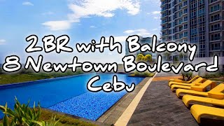 Actual 2 Bedroom with balcony tour in 8 Newtown Boulevard Cebu
