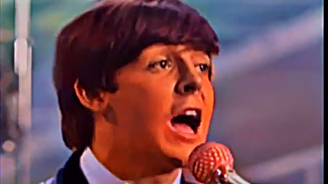 The Beatles - I Saw Her Standing There 【REMASTERED COLORIZED FPS60】