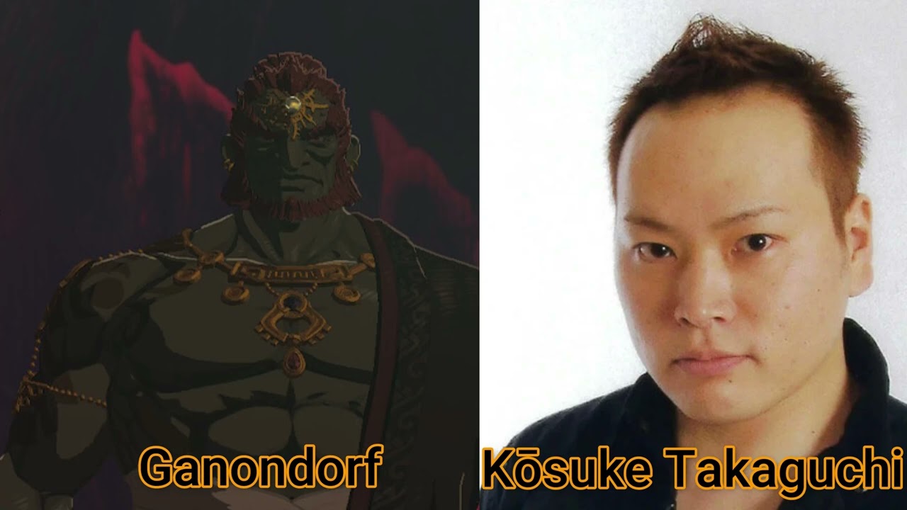 Character and Voice Actor - Zelda Tears of the Kingdom Japanese - Ganondorf - Kōsuke Takaguchi